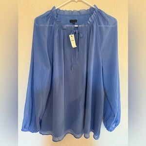 Talbot *New With Tags* Blue Blouse
